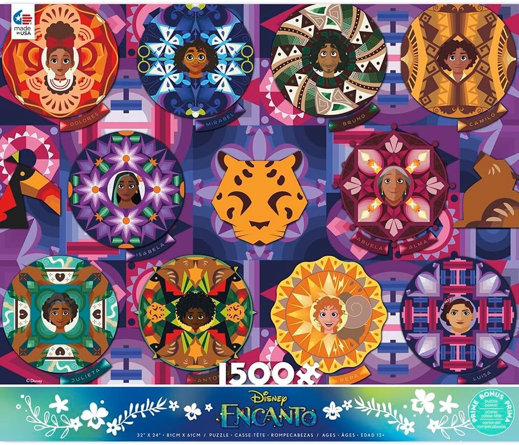 Ceaco - Disney - Encanto - Mandala - 1500 Piece Jigsaw Puzzle