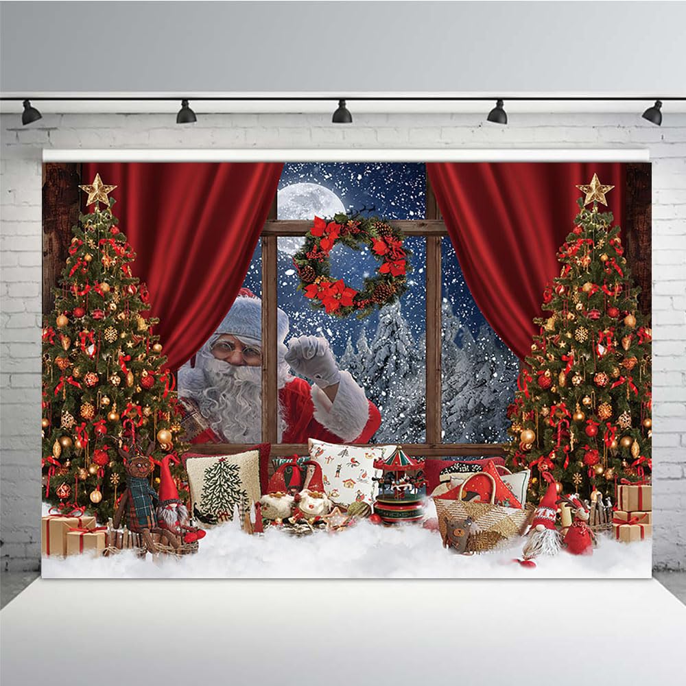 Amazon | MEHOFOND 7x5フィート メリークリスマス背景 写真撮影用