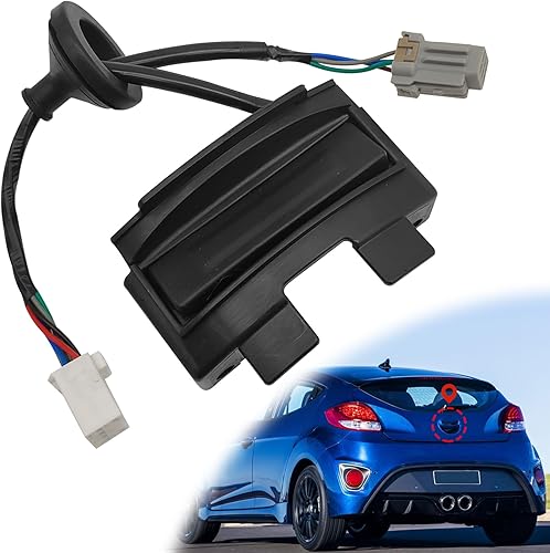 Botón de escotilla para maletero 81260-2V010, botones de interruptor de liberación de la escotilla del maletero trasero fuera del ensamblaje de