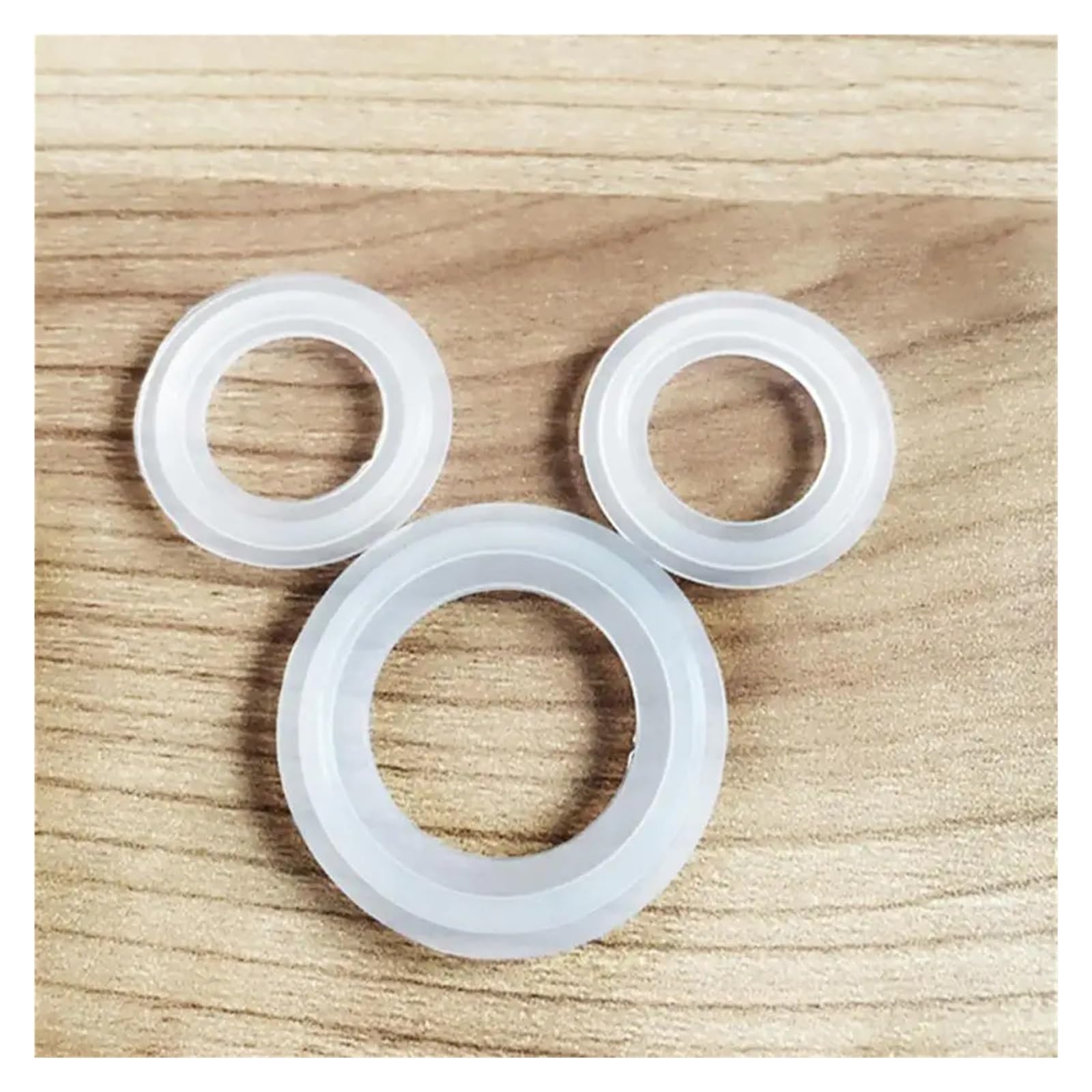 Raccordi Hardware 5 PZ Misura 76mm Tubo OD 3 "Tri Morsetto Sanitario Silicone Guarnizione di Tenuta Striscia Homebrew for Diottrie Puntale Raccordo Rondella di Tenuta