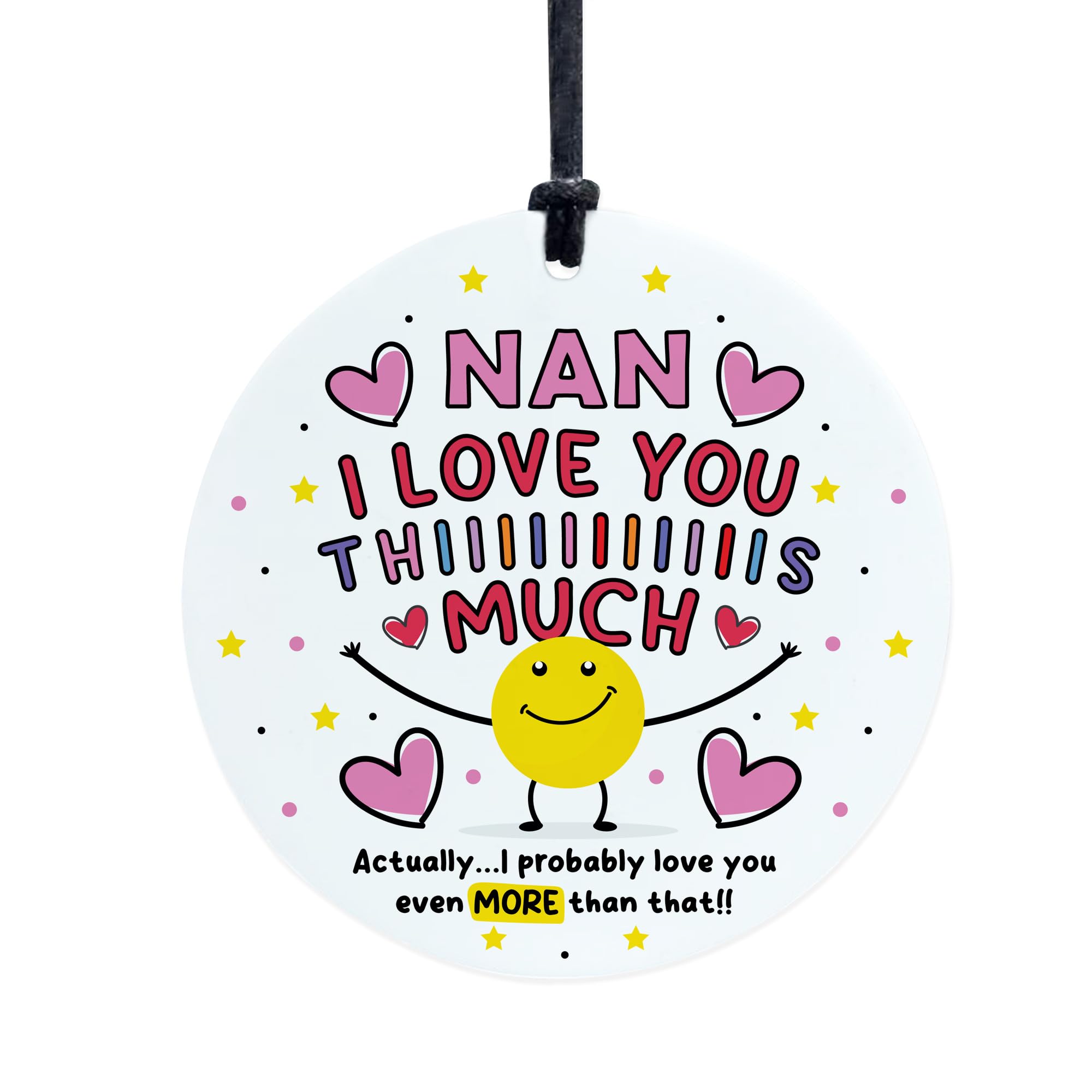Red Ocean Gift For Best Nan I Love You This Much Nan Birthday From Granddaughter Grandson Gift For Mum, Thank You Gifts Her Grandparent Keepsake