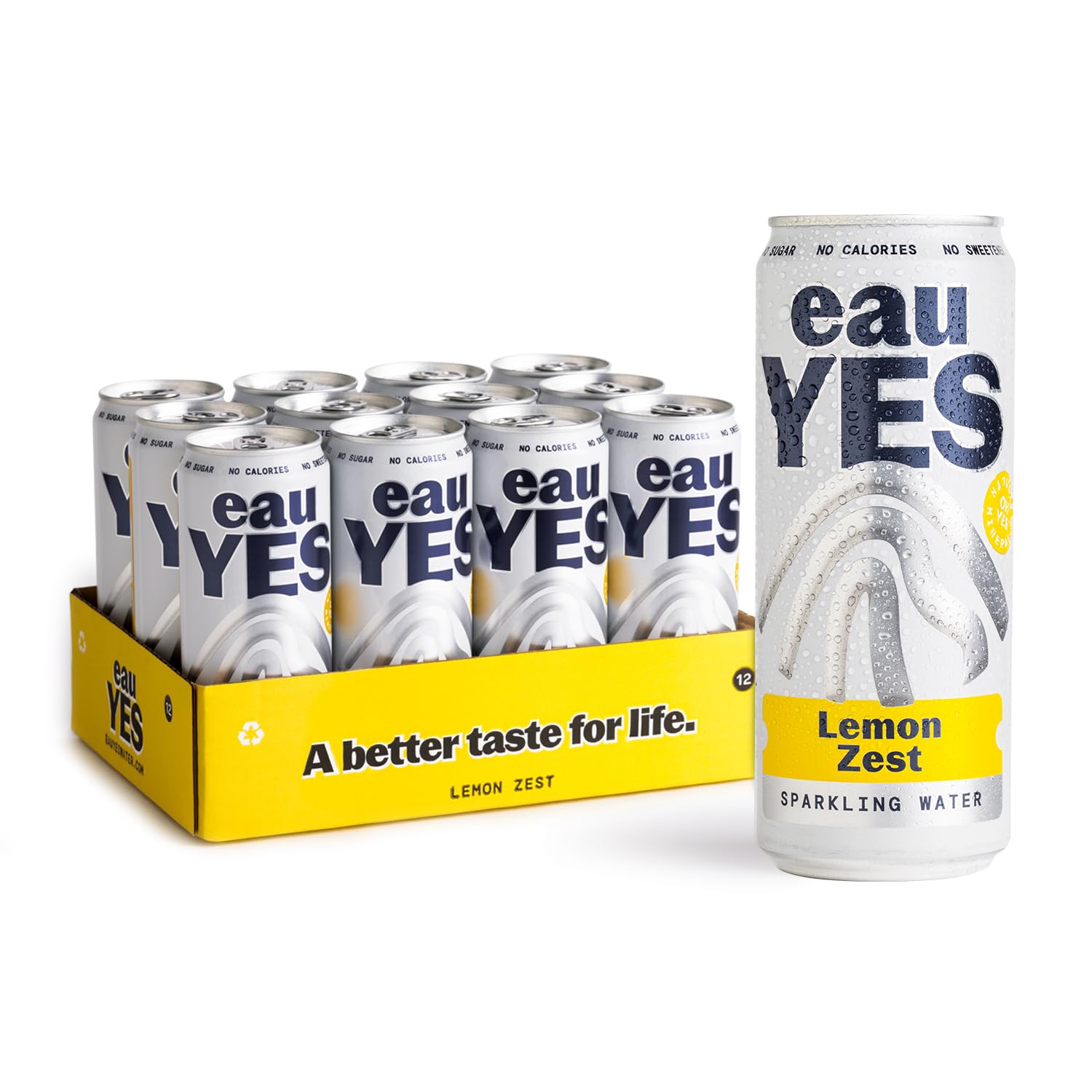 Yew Zesty Lemon - Sparkling Water 440ml | H&B - Holland & Barrett - View #2