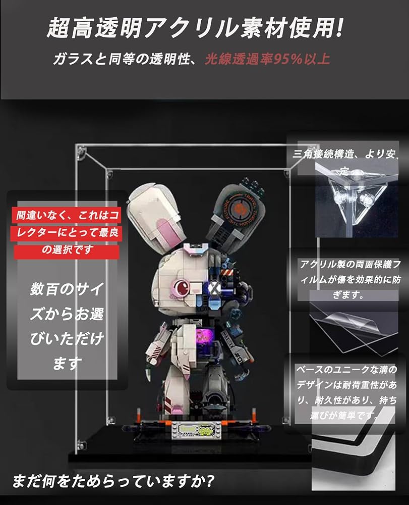 フィギュア＆フィギュアケースまとめorバラ可 楽天市場】【3個セット】 フィギュアケース J-STAGE 2面ミラー