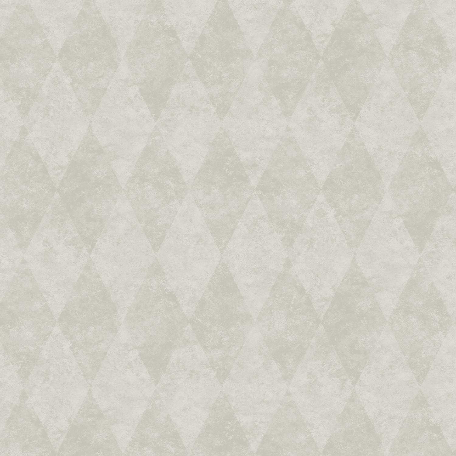 Norwall SB37922 Rhombus Prepasted Wallpaper, Grey