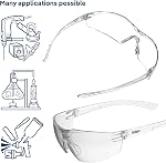 Dräger X-pect 8320 Safety glasses, ANSI Approved, Anti-Scratch, Anti-Fog, Break-Resistant, UV Protection (99.9%)