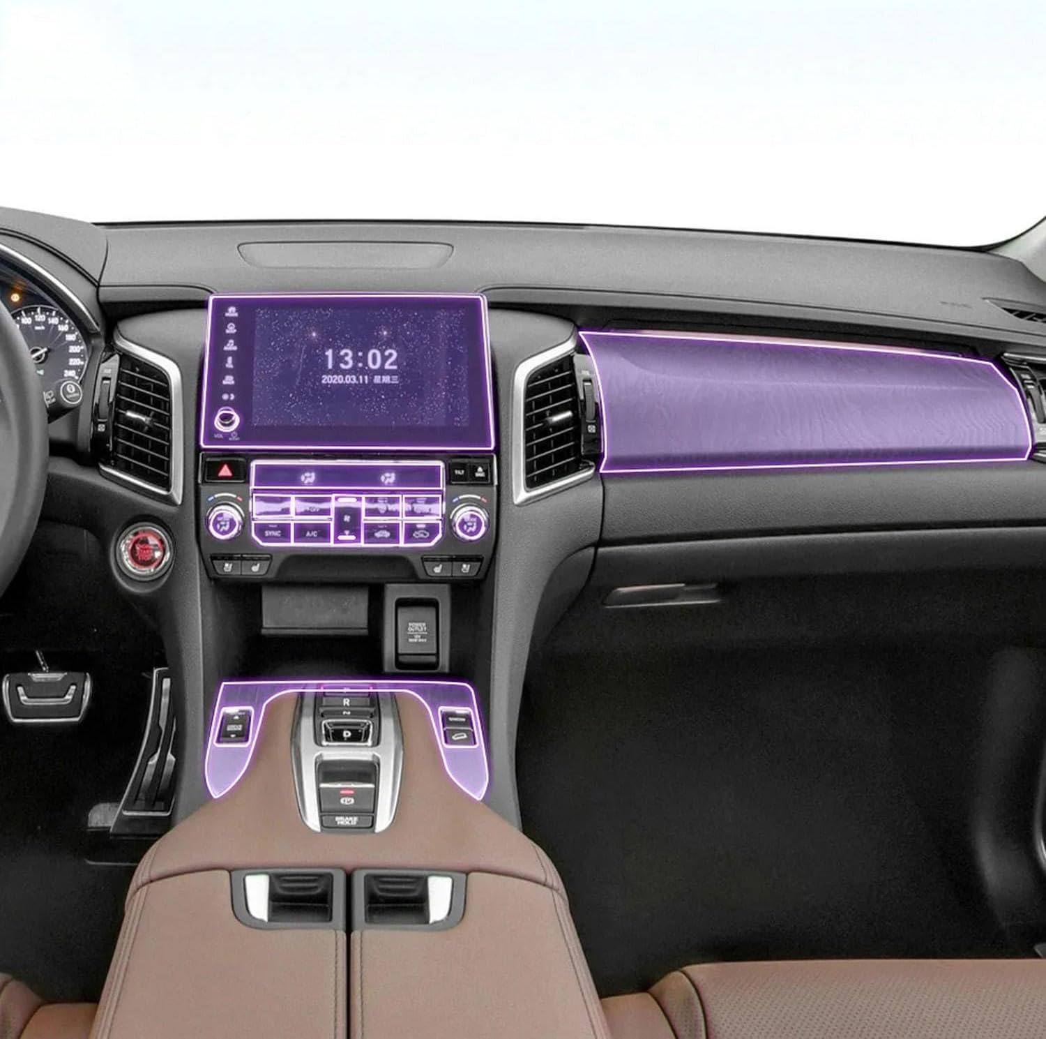 Film de protection transparent en TPU Honda Avancier - 7