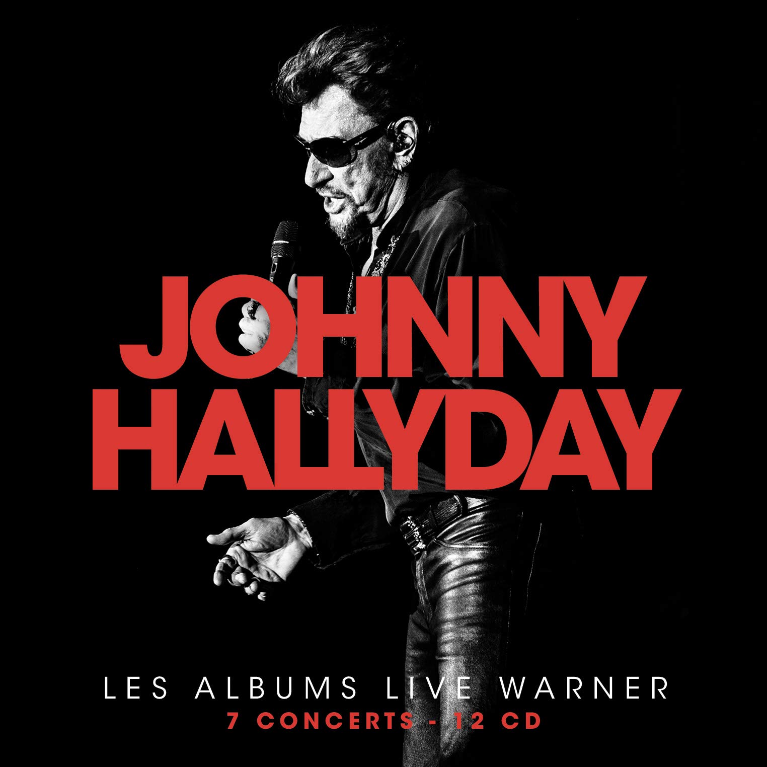 Johnny Hallyday-Les albums Live Warner