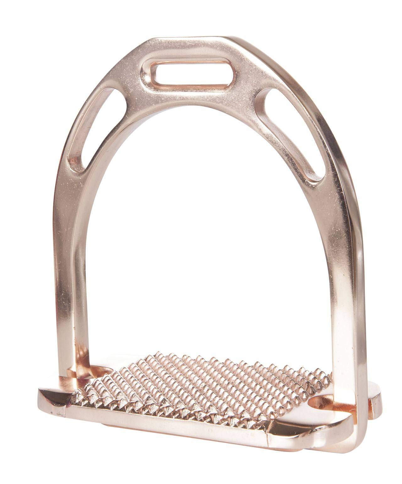 HKM Space Aluminium Stirrup One Pair Pink 4.75 - Image 2