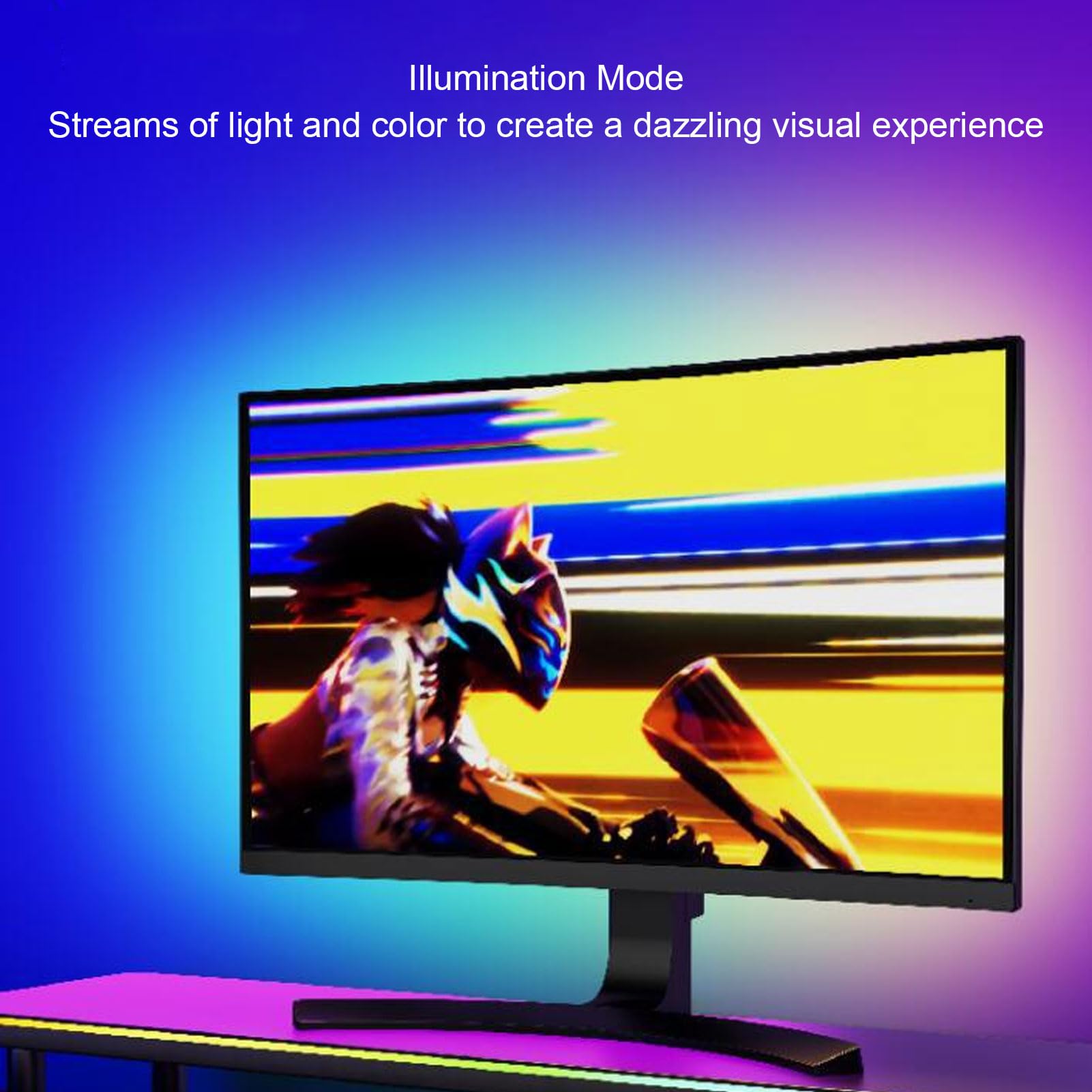 RGB Gaming Mouse Pad, Colorida Mat de Mouse USB LED 360 Mm X 308 Mm X 4.8 Mm, Modos de Múltiples Luz Mat de Teclado de Computadora sin Deslizamiento para Juegos Funcionamiento