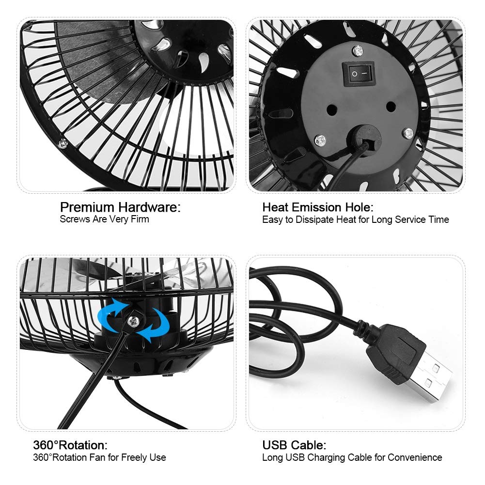 Mini Ventilateur Solaire à Clip - Fonctionne à L'énergie Solaire, Diamètre 73 Mm, 2800 Tr/min - Pour Pêche, Randonnée, Chapeau