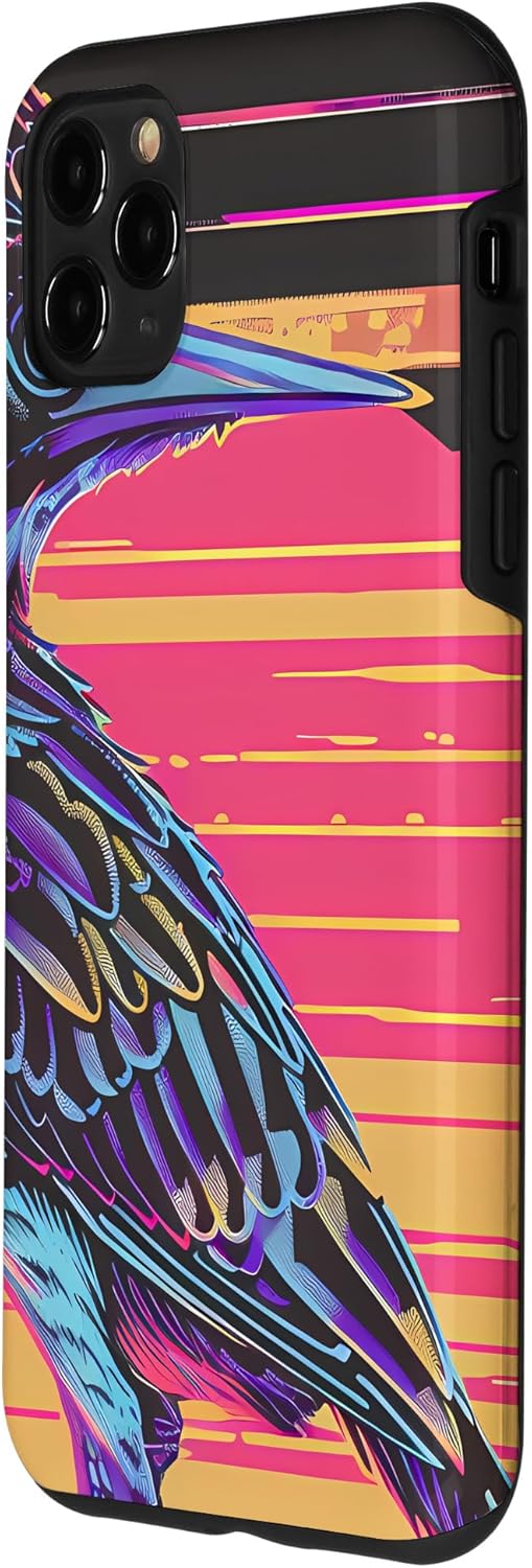 Roadrunner Synthwave Animal Wildlife Pattern Case for iPhone 11 Pro Max