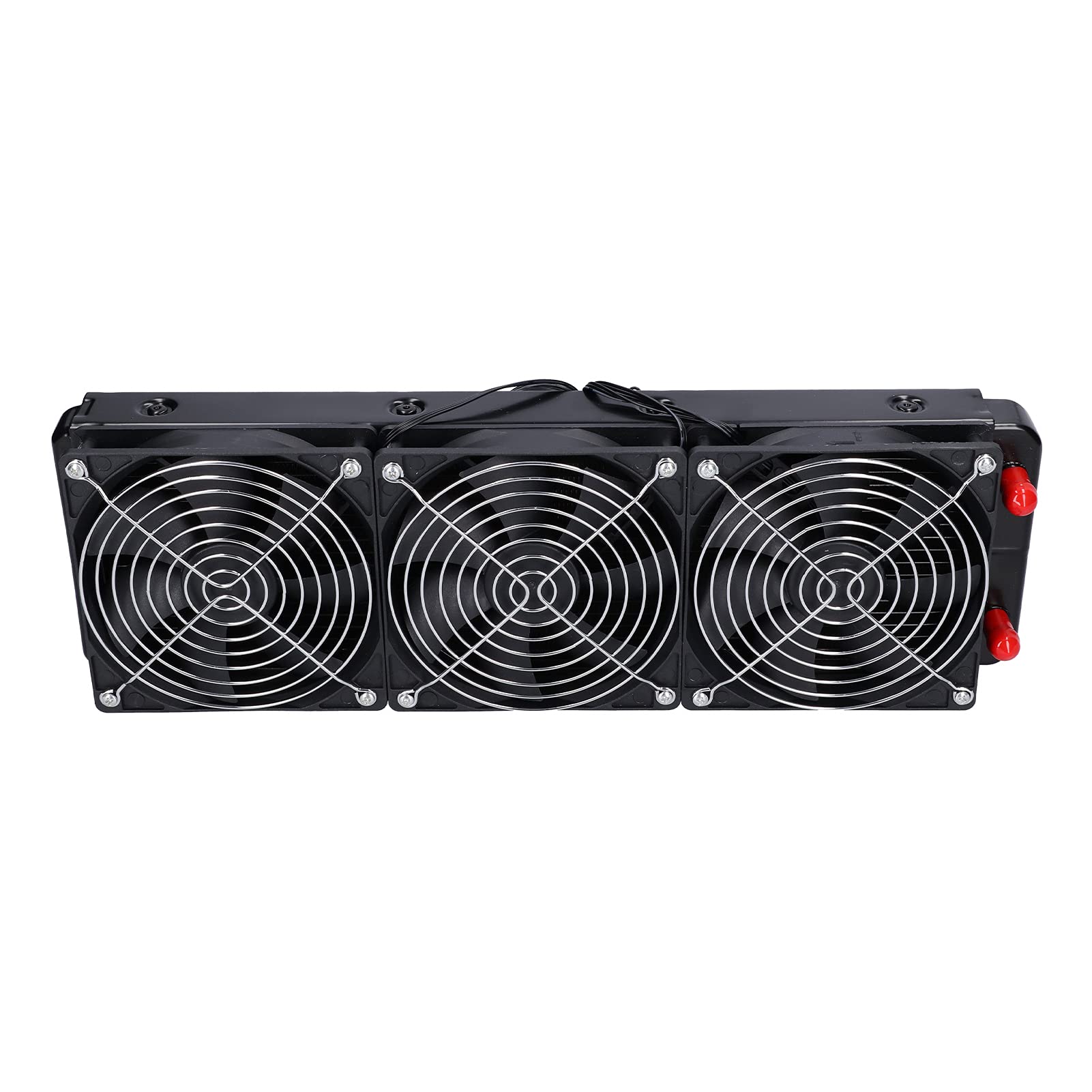 Radiador Enfriador de Agua de 360 ​​Mm con 18 Tubos, Intercambiador de Calor de Ventilador de Refrigeración Líquida de CPU de Alta Eficiencia, ABS/metal, 3 Ventiladores, Interfaz Grande de 4