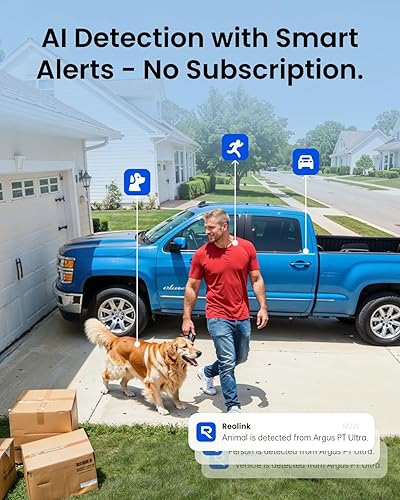 Miniatura 7 de REOLINK Argus PT Ultra - 4K PT with Solar Panel, Security Camera Wireless Outdoor, Pan Tilt, Solar Powered, 4K Color Night Vision, 2.45 GHz Wi-Fi,