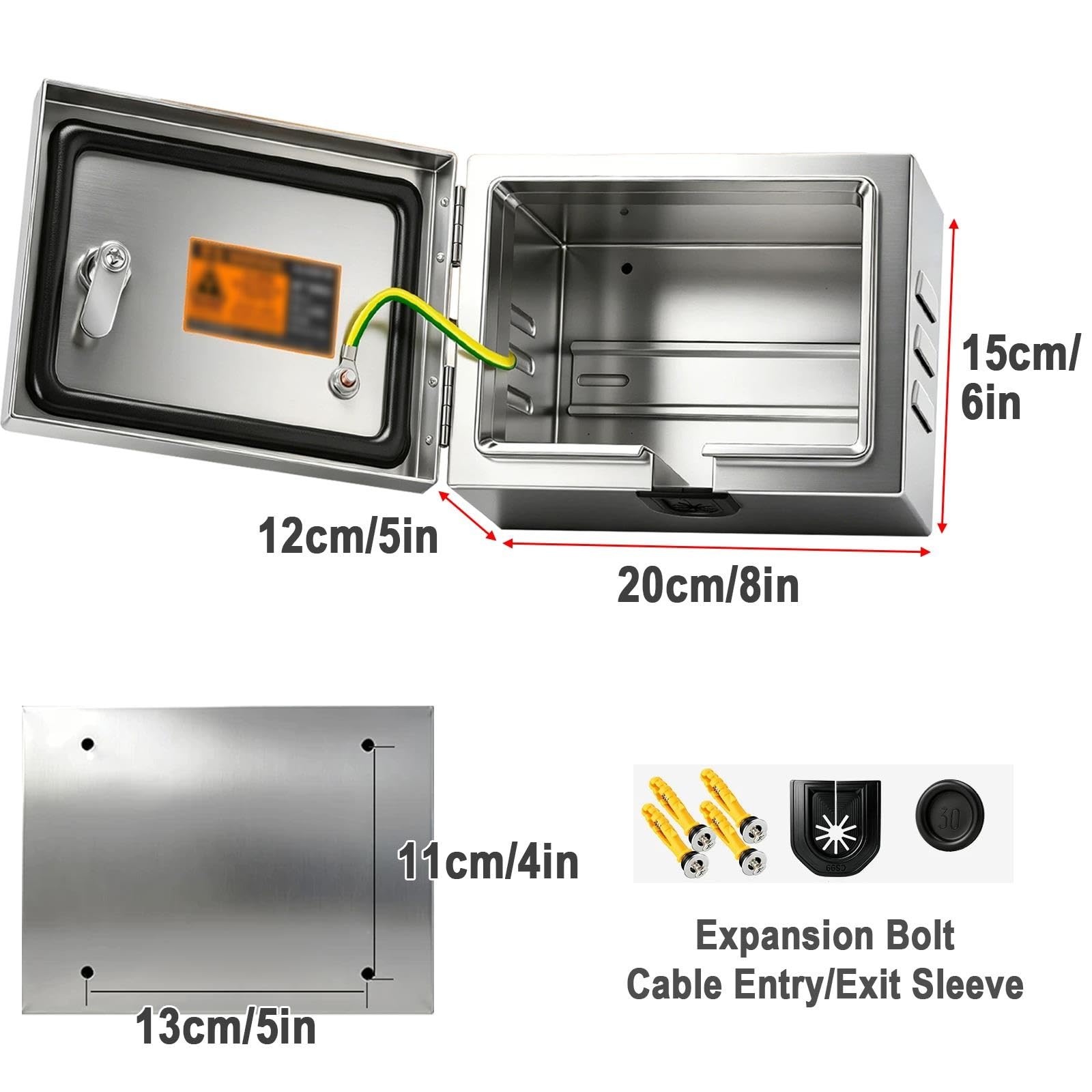 Verteilerkasten Wasserdicht für EV Ladegerät, Schaltschrank, 304 Edelstahl