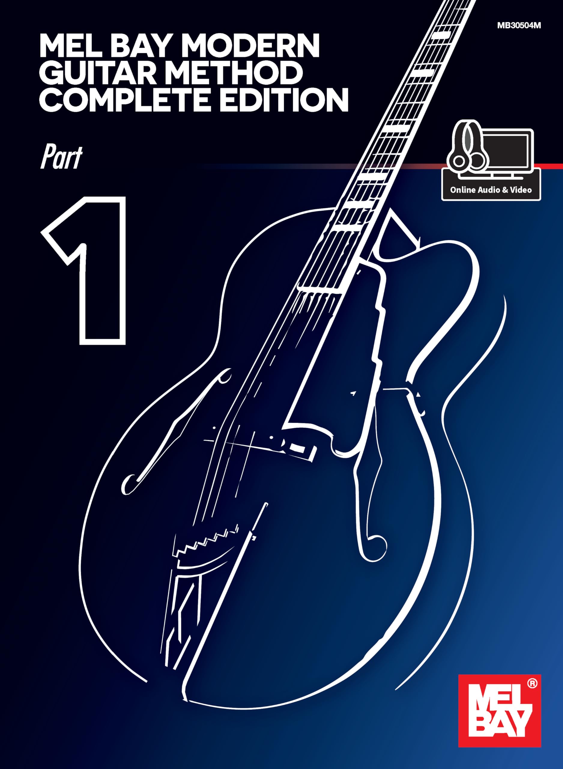 Modern Guitar Method Mel Bay Grades 1-4 Complete Edition manuel guitare acoustique électrique