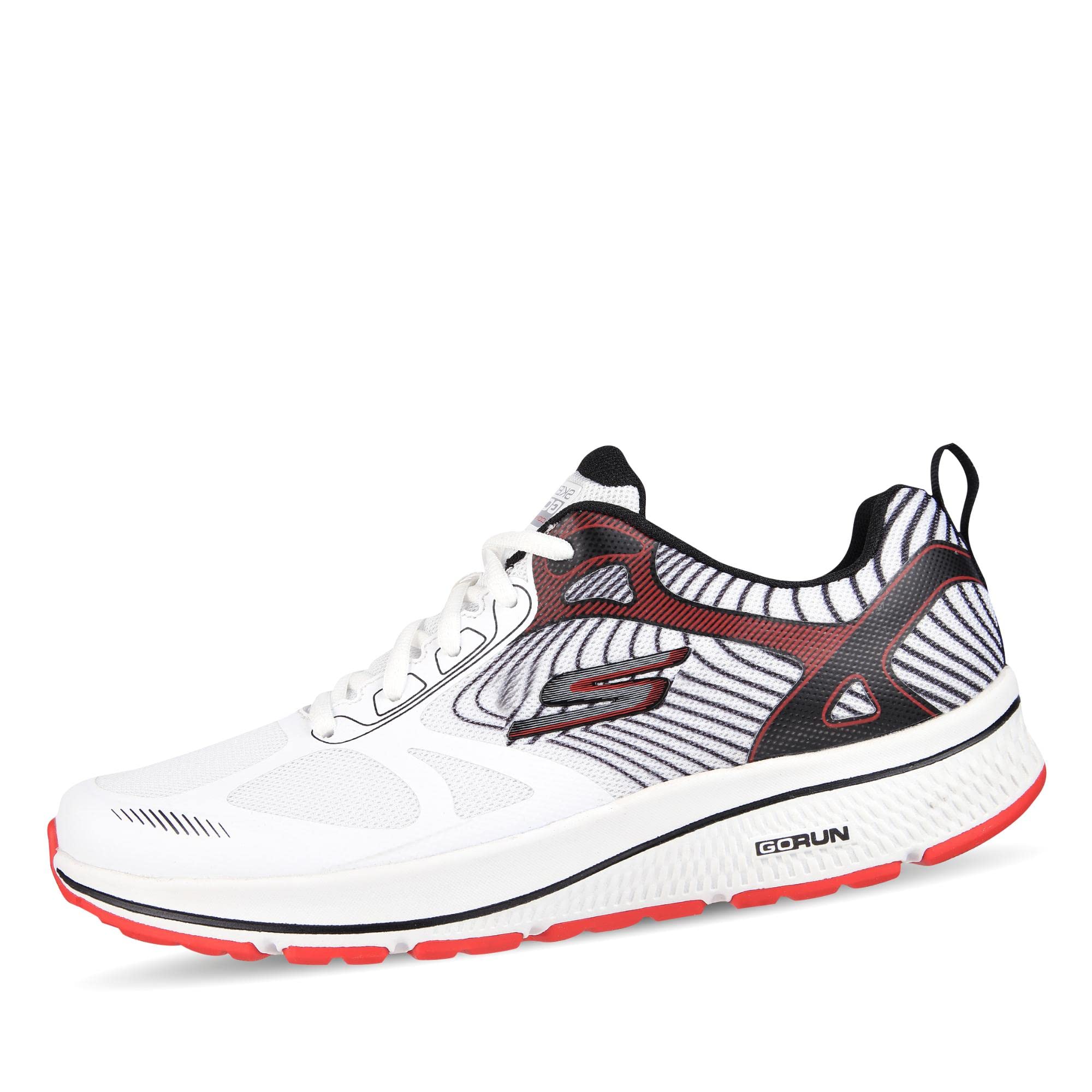Skechers Tenis Go Run Consistent-Fearsome para Mujer, Multicolor White, 41.5 EU