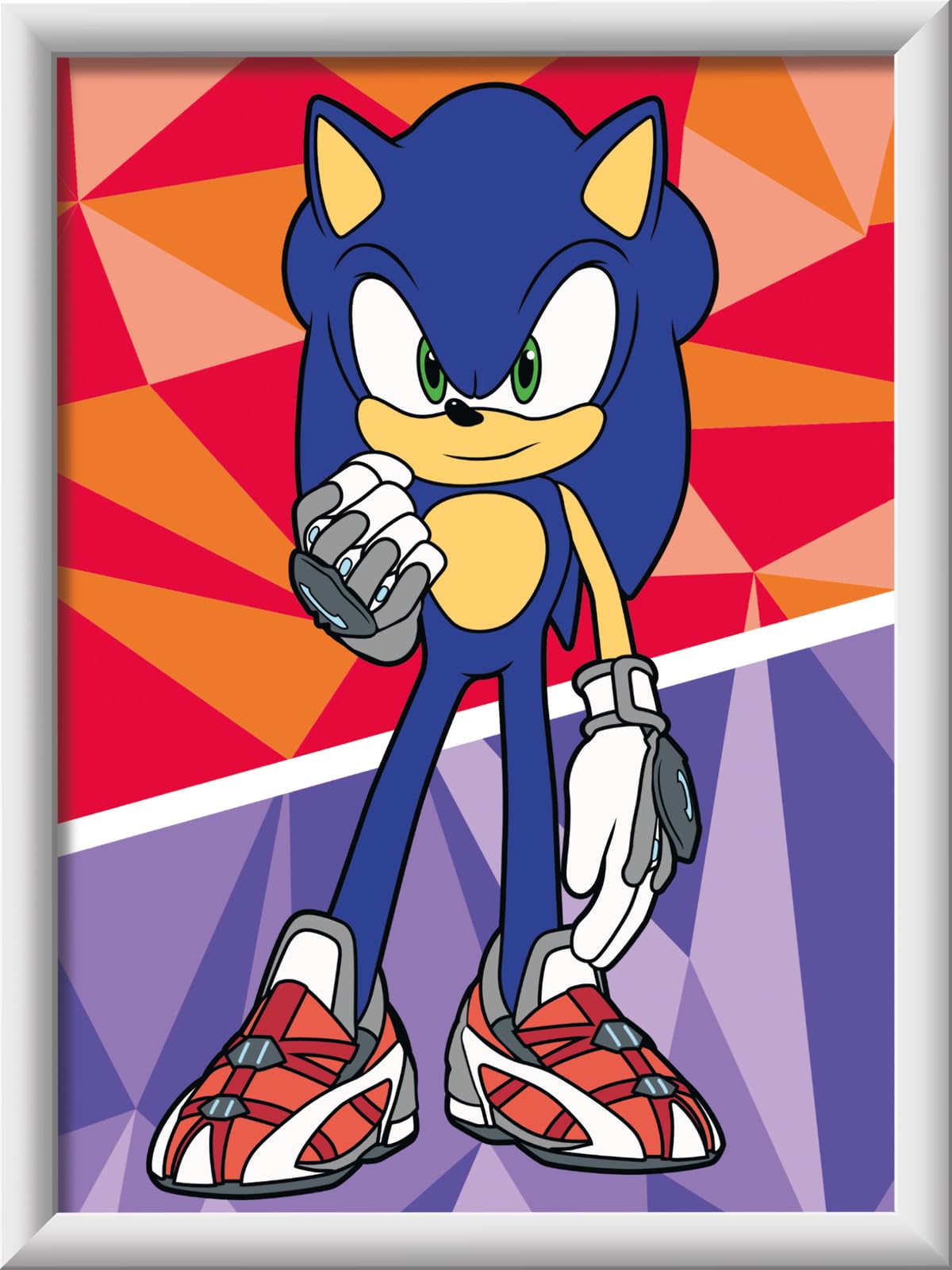 Ravensburger - Creart Serie D Sonic Prime | Kit Pittura Bambini | Dipingere Con I Numeri Include Tutto Il Necessario | Giochi Bambini 9 Anni O Più | Creart 9 Anni