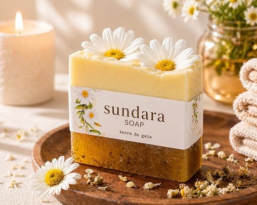 Sundara Handmade Floral for Bathing | Natural Glycerin Moisturizing Soap Bar | Decorative Flower for Women &amp; Men | Gift So...