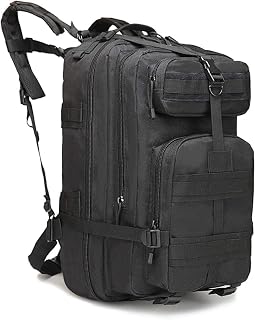 Mochila tática militar unissex de 40 litros, pacote de ataque ao exército Molle, mochila para uso ao ar livre, caminhadas, acampamento, caminhada, caça