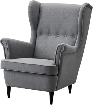 IKEA Gri Berjer Koltuk, Nordvalla Koyu Gri, Ergonomik Tasar m