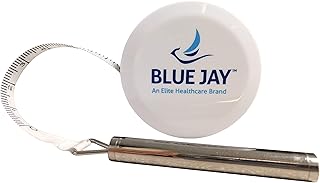 Blue Jay An Elite Healthcare Brand Measure It Measuring Tape for Body Measurements with Gulick Spring | Crafted with Fiberglass and Push Button Retractable | 6 ft