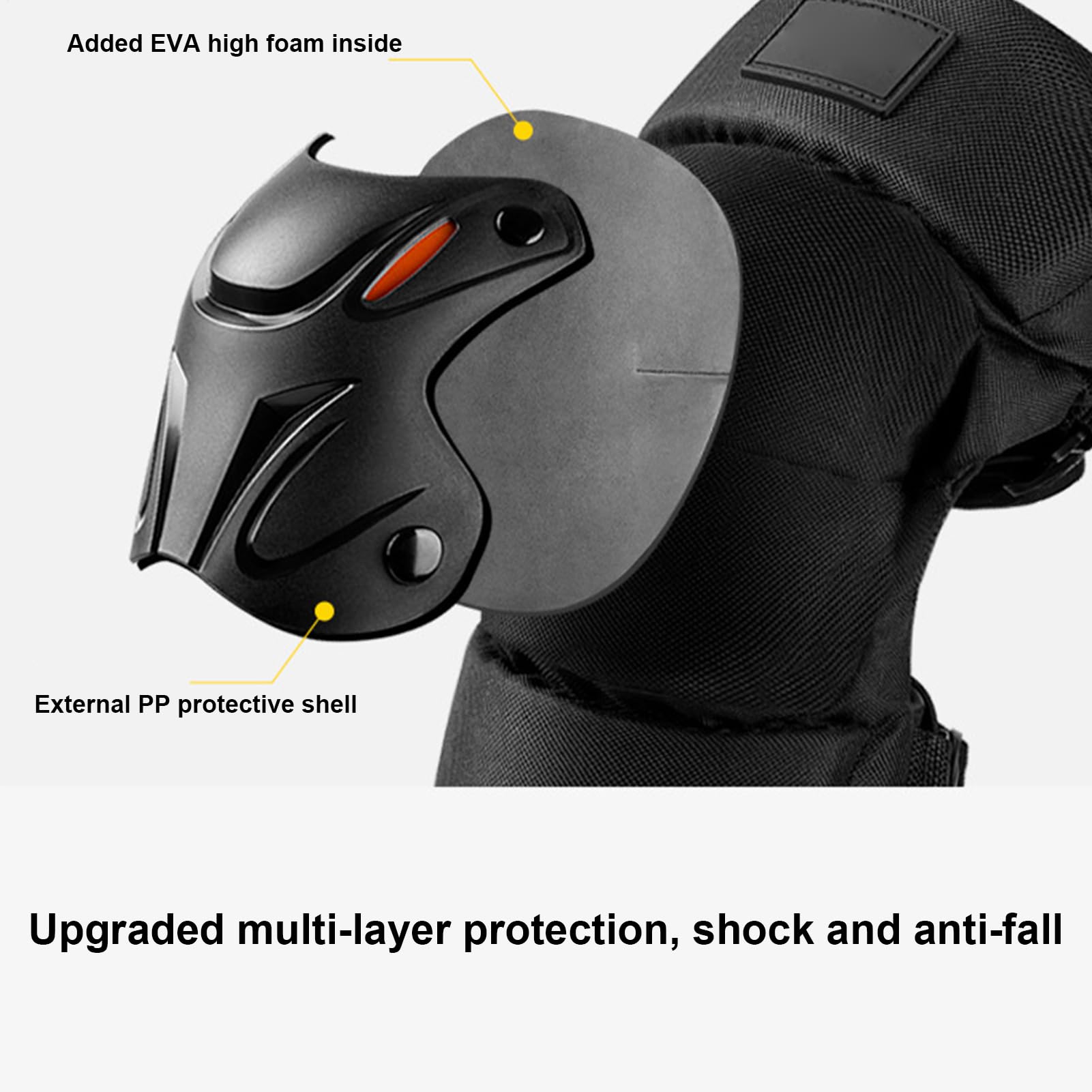 Generisch Ginocchiere per moto, ginocchiere per moto – Attrezzature di protezione riflettente/gomitiere | Ginocchiere per moto ciclismo