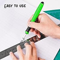 Vista 3 de Exacto Knife, 1 Pack Craft Knife with Extra 10 Pcs High Carbon Steel Blades, Sharp Hobby Knives for Crafting, Precision, Exacting for Home and