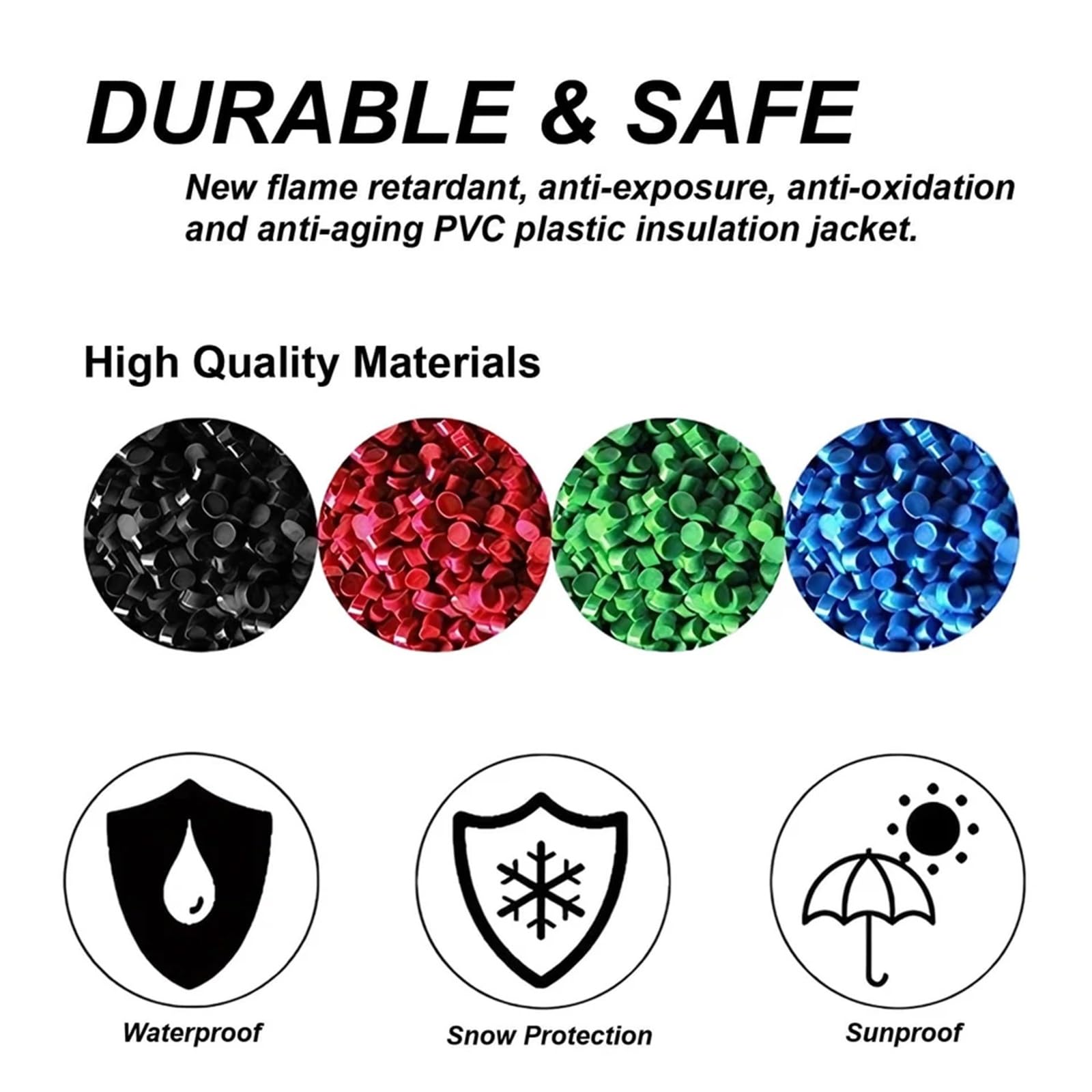 Câble D'alimentation Transparent 2/3/4 Conducteurs En PVC, Fil Électronique 18/20/22 AWG, Fil De Cuivre Étamé Multiconducteur, Adapté Aux Équipements Et Aux Éclairages(200ft,3c-18AWG)