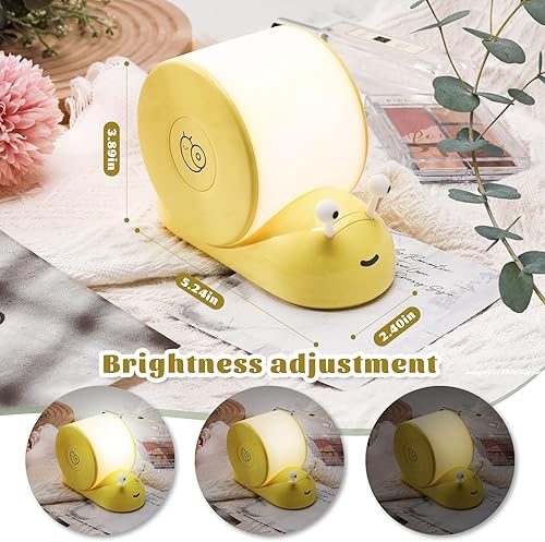 Miniatura 4 de QANYI Caracol Noche Luz Amarillo