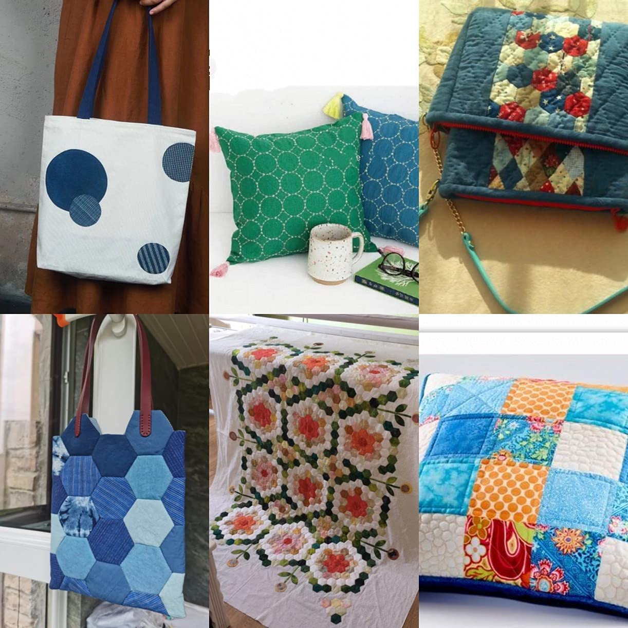 Juego de plantillas acrílicas, suministros de costura, herramientas de manualidades para principiantes, bricolaje, patchwork, costura, ropa, manualidades