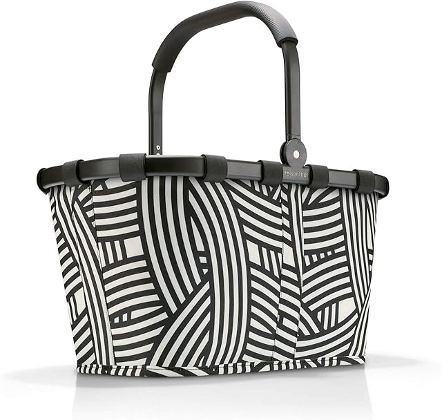 reisenthel koszyk na zakupy carrybag Frame, czarny, Einheitsgröße, Wózek na kółkach z obrotowymi kółkami