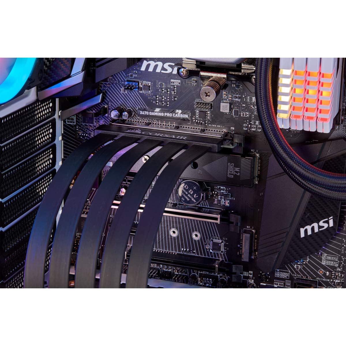 Amazon.com: CORSAIR Premium PCIe 3.0 x16 Extension Cable, 300mm