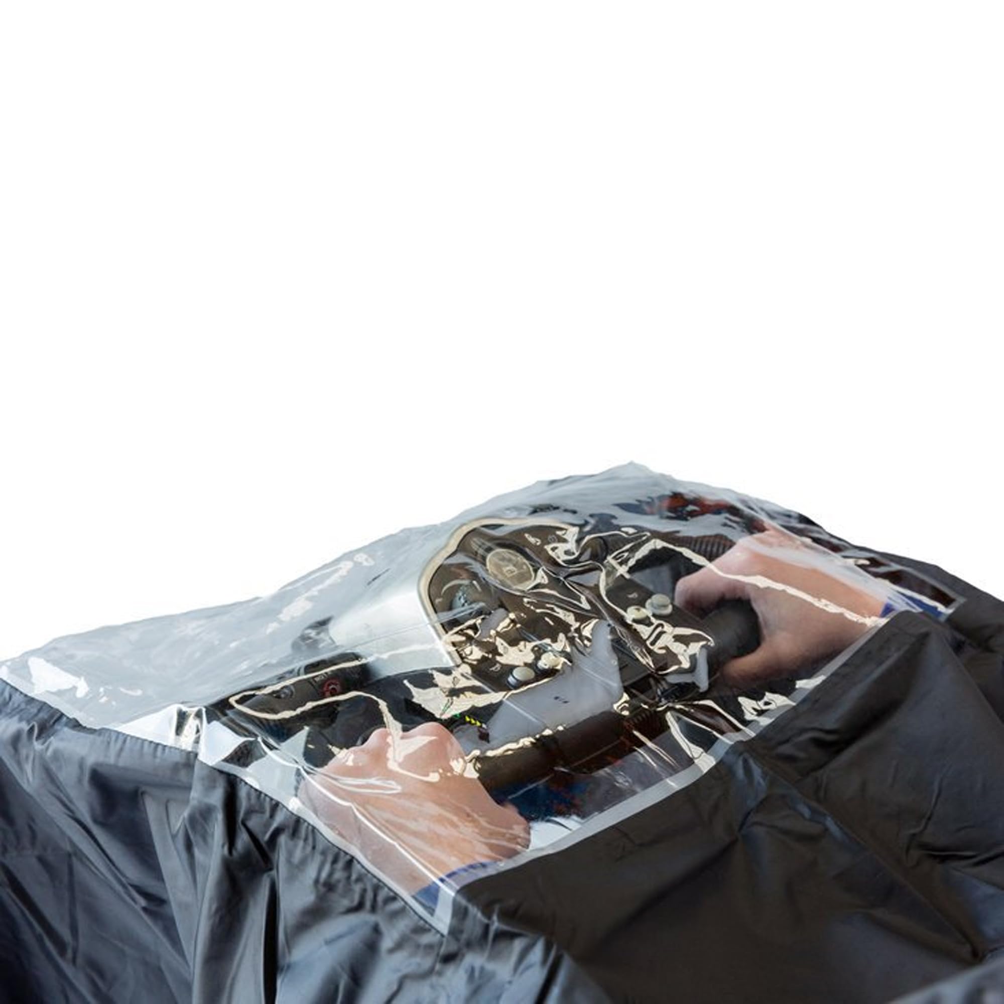 Copertura Impermeabile Antipioggia, Schiena Con Specchio Retrovisore e Riflettore, Poncho Antipioggia Per Veicoli Elettrici, Poncho Impermeabile Per Sedie a Rotelle Con Cappuccio
