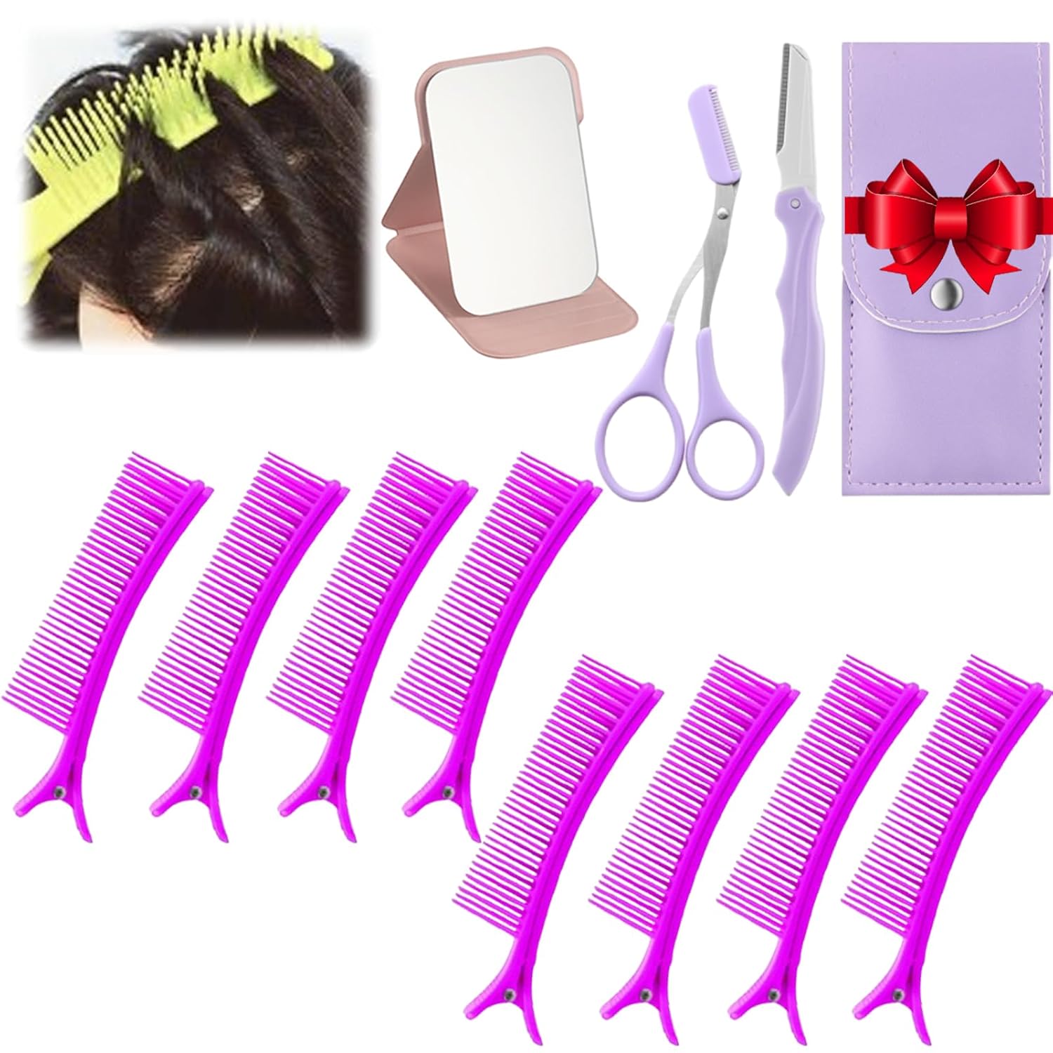 Generic 8PCS Grip Clips for Hair Sectioning, Hair Sectioning...
