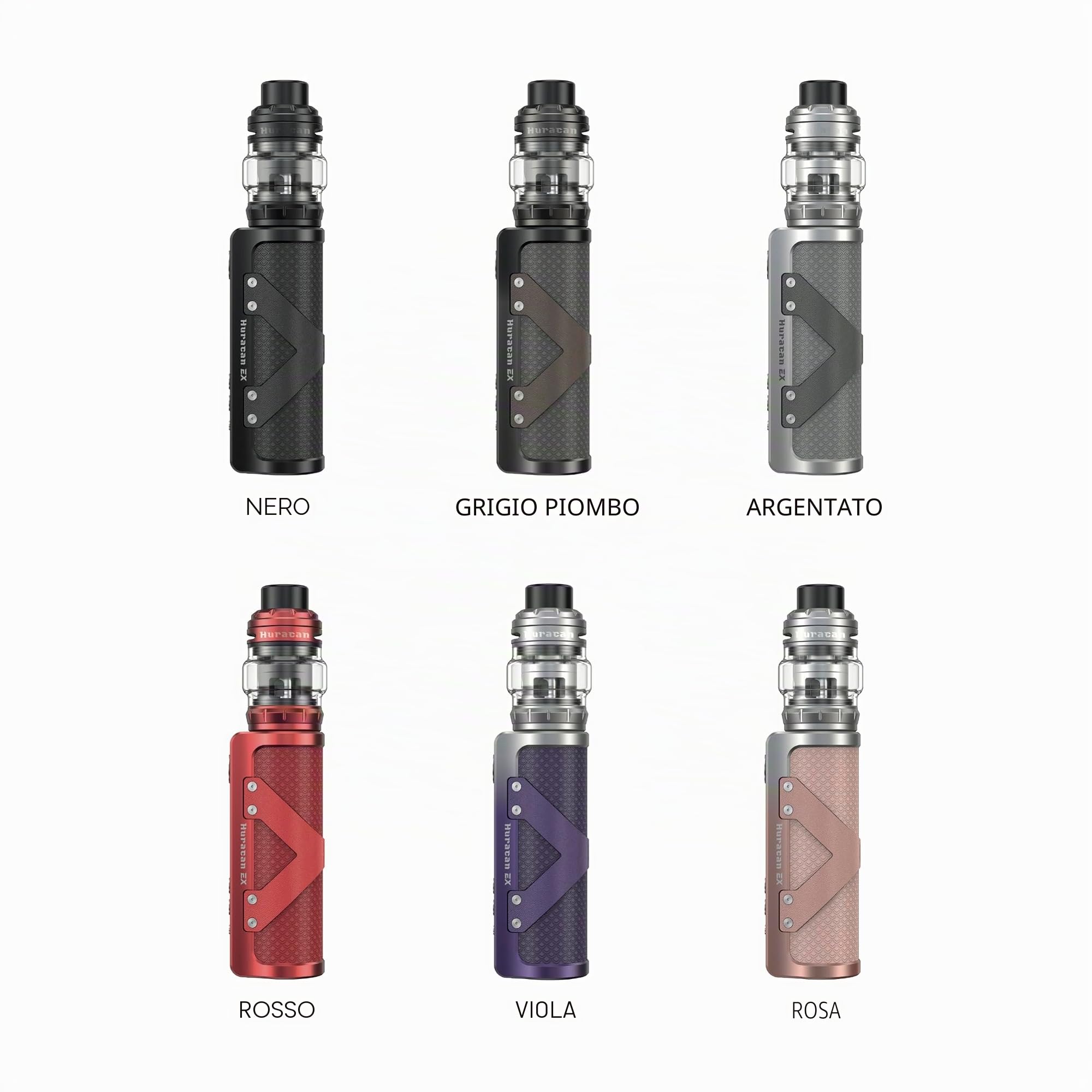 Aspire Huracan EX Sigaretta Elettronica 100W per Svapo Polmonare - Kit Single Battery 18650, Display a Colori, Atom 6ml, BP Coil 0.17Ω e 0.3Ω - (Senza Sticks, E-liquids o Ricariche) (Pink)