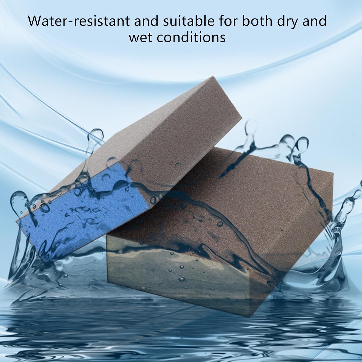 60/80/100/120/180/220/280 Grits Sanding Sponges Washable Block for Wood Metal Plasterboard 7 Grits Included Washable Sponge Block