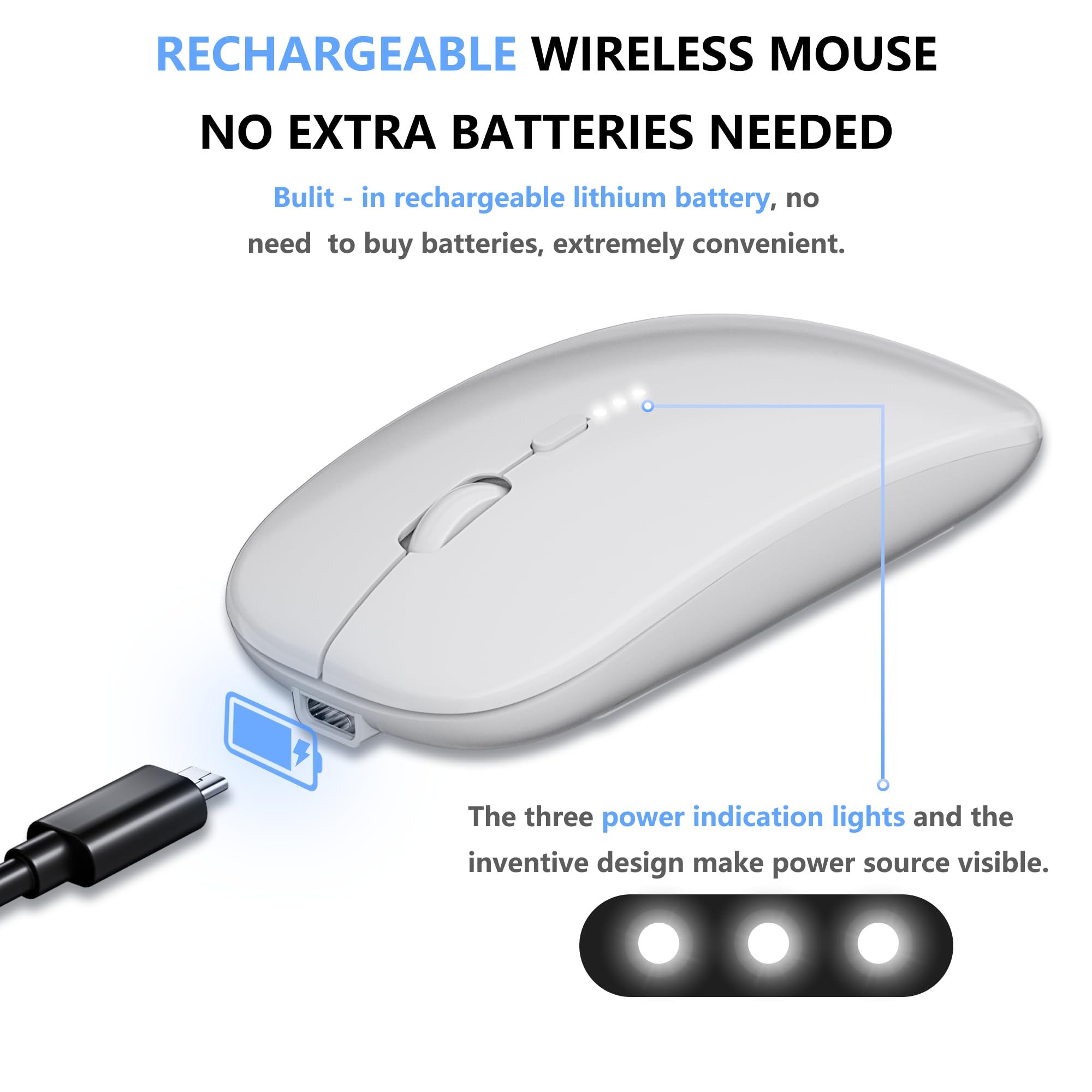 Amazon | ShuGuoTu ワイヤレスマウス 2.4G スリムミュートサイレント