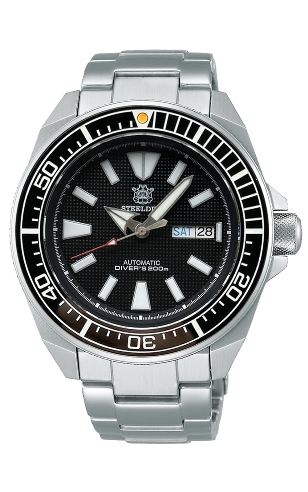Steeldive SD1961, Samurai, NH36, Saphir, Lume, Armband, 200 m Taucher, BNIB
