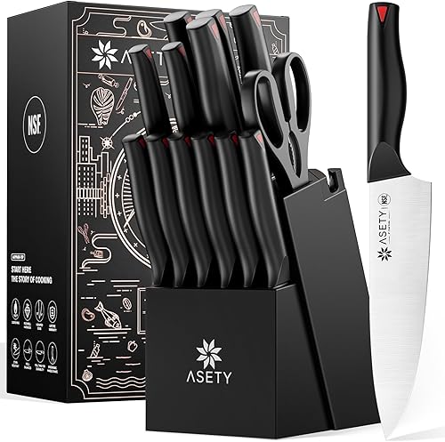 Cuchillo de cocina, cuchillo de chef profesional, NSF apto para alimentos, regalo de Navidad para hombres y mujeres