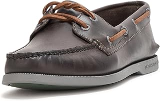 Sperry Men's Authentic Original 2-Eye Seasonal Boat Shoe, Grey, 8.5 Wide