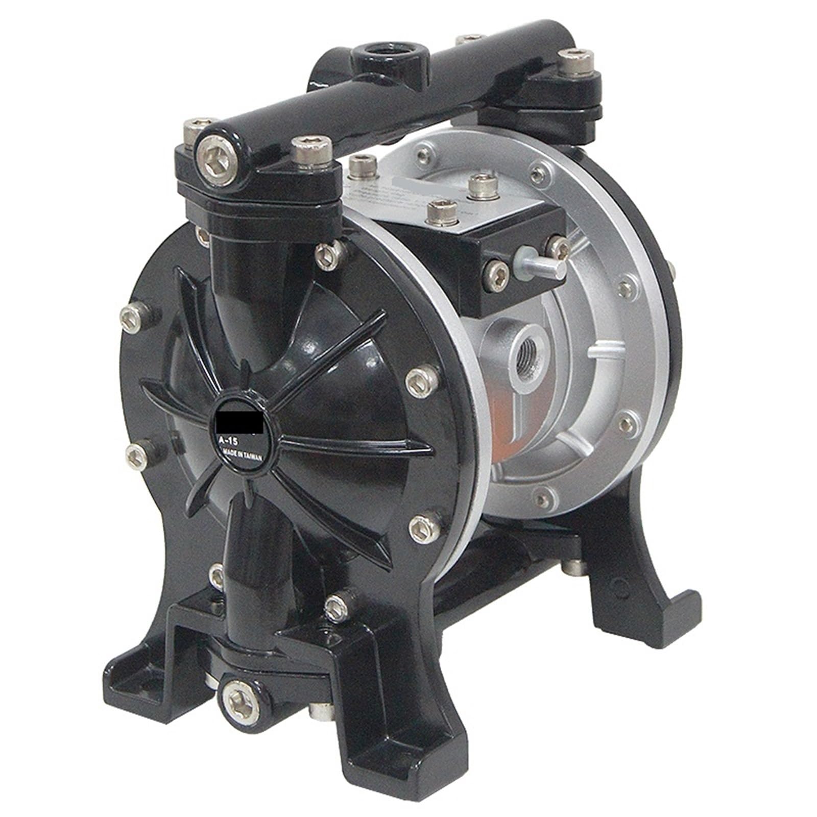 JVDDI Air Operated Double Diaphragm Pneumatic Pump High Pressure Paint Booster Ink Glue(A-15B)