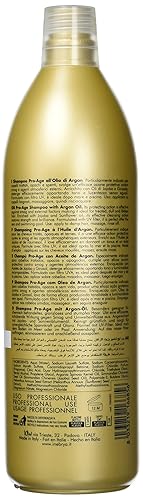 Miniatura 3 de Inebrya Ice Cream Pro-age Champú Olio Di Argan para cabello tratado opaco y sin vida con aceite de argán 338 onzas