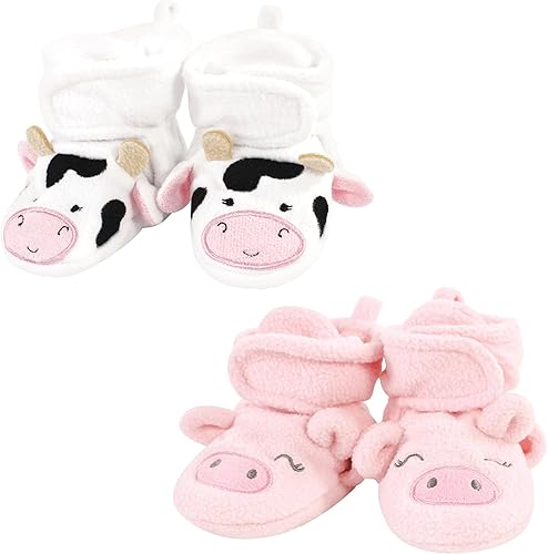 Hudson Baby unisex-baby Cozy Fleece Booties