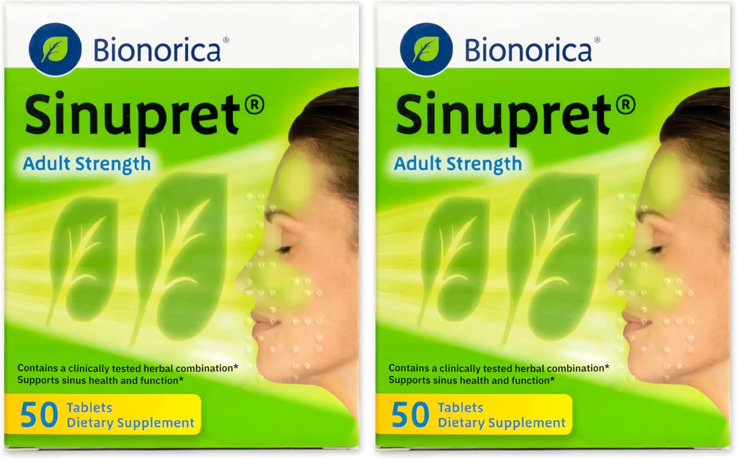 Bionorica: Sinupret Adult tabs, 50 tabs (2 pack)