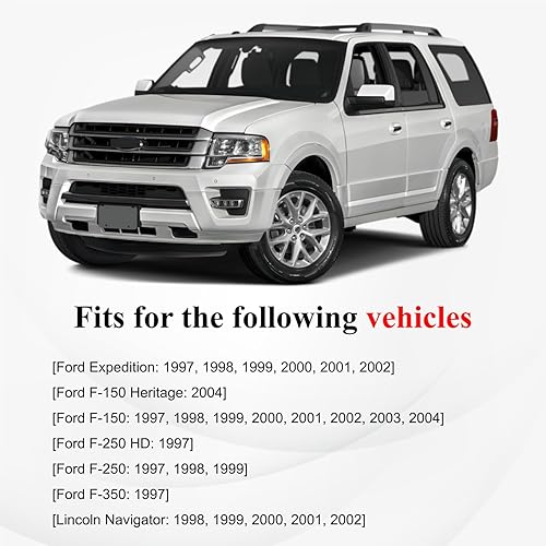 Miniatura 6 de Motor de elevación de elevalunas eléctrico delantero izquierdo lado del conductor compatible con Ford Expedition 1997-2002 Ford F-150 1997-1999 Ford