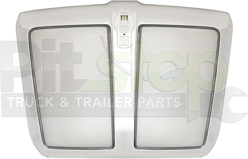 Parrilla cromada para campana radiador con pantalla de insectos se adapta a Kenworth T680 2012-21 Old Gen