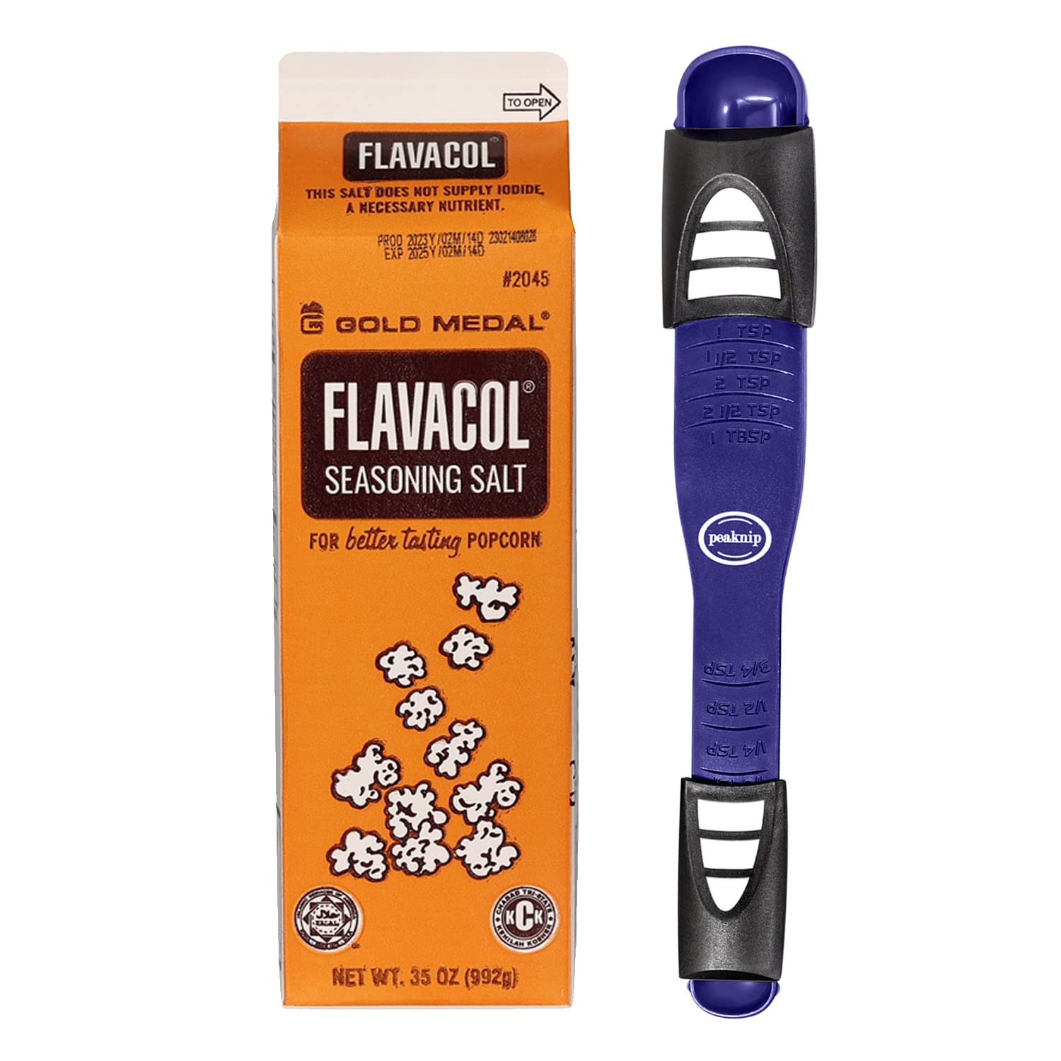 Gold Medal Flavacol Seasoning Popcorn Salt 35 oz. Bundled