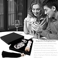 Vista 7 de BIHRTC Llavero de regalo para Navidad, mamá, día de San Valentín, de parte de hija e hijo