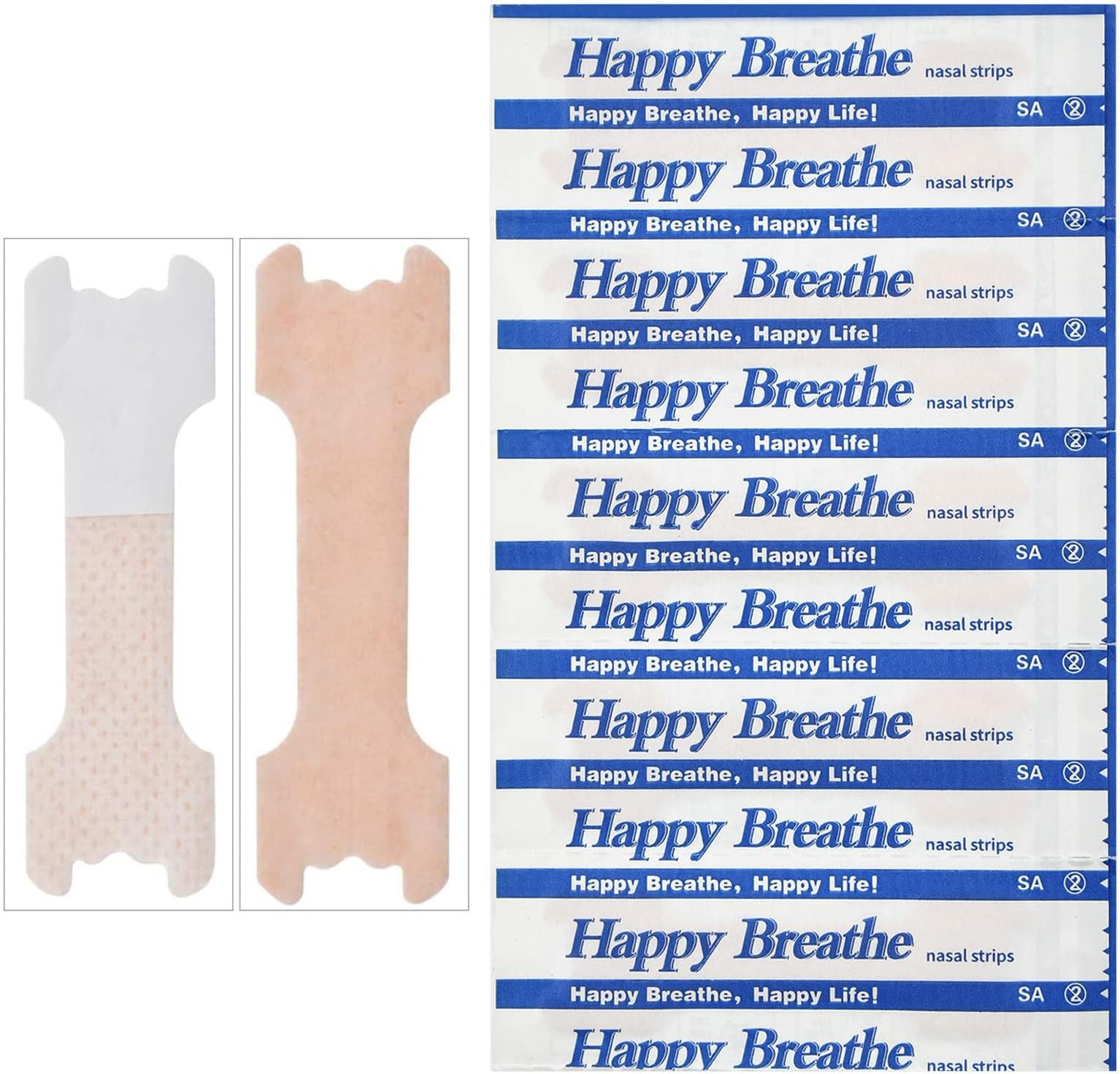 60 Count New-Happy Nasal Strips(66mm*19mm)