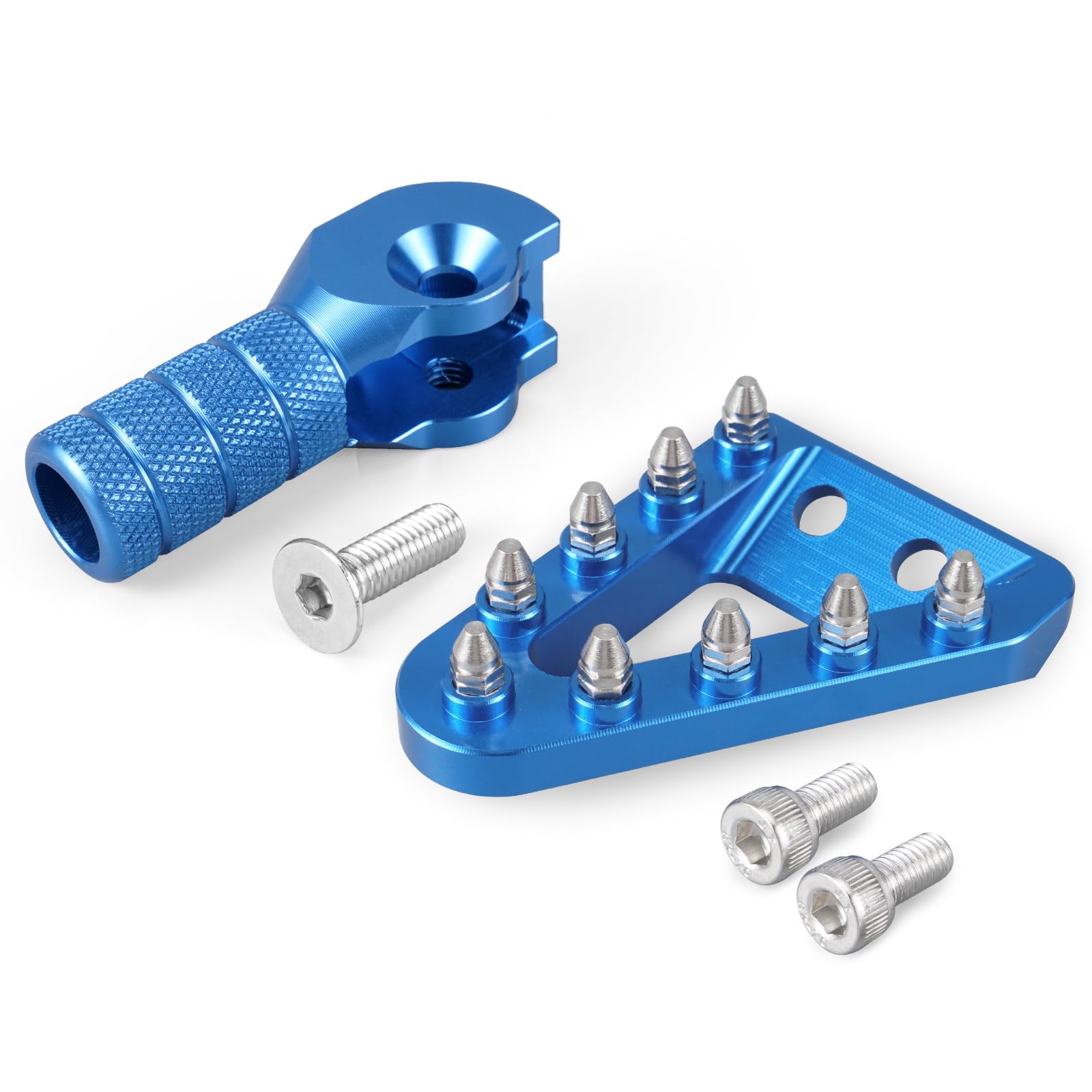NICECNC Blue Gear Leva del cambio leva del freno punta di ricambio compatibile con Husqvarna 2016 TC125 FC250 350 450 2017-2022 TE TX TC FC FX FE 125-501, XCW XCFW, vedi montaggio